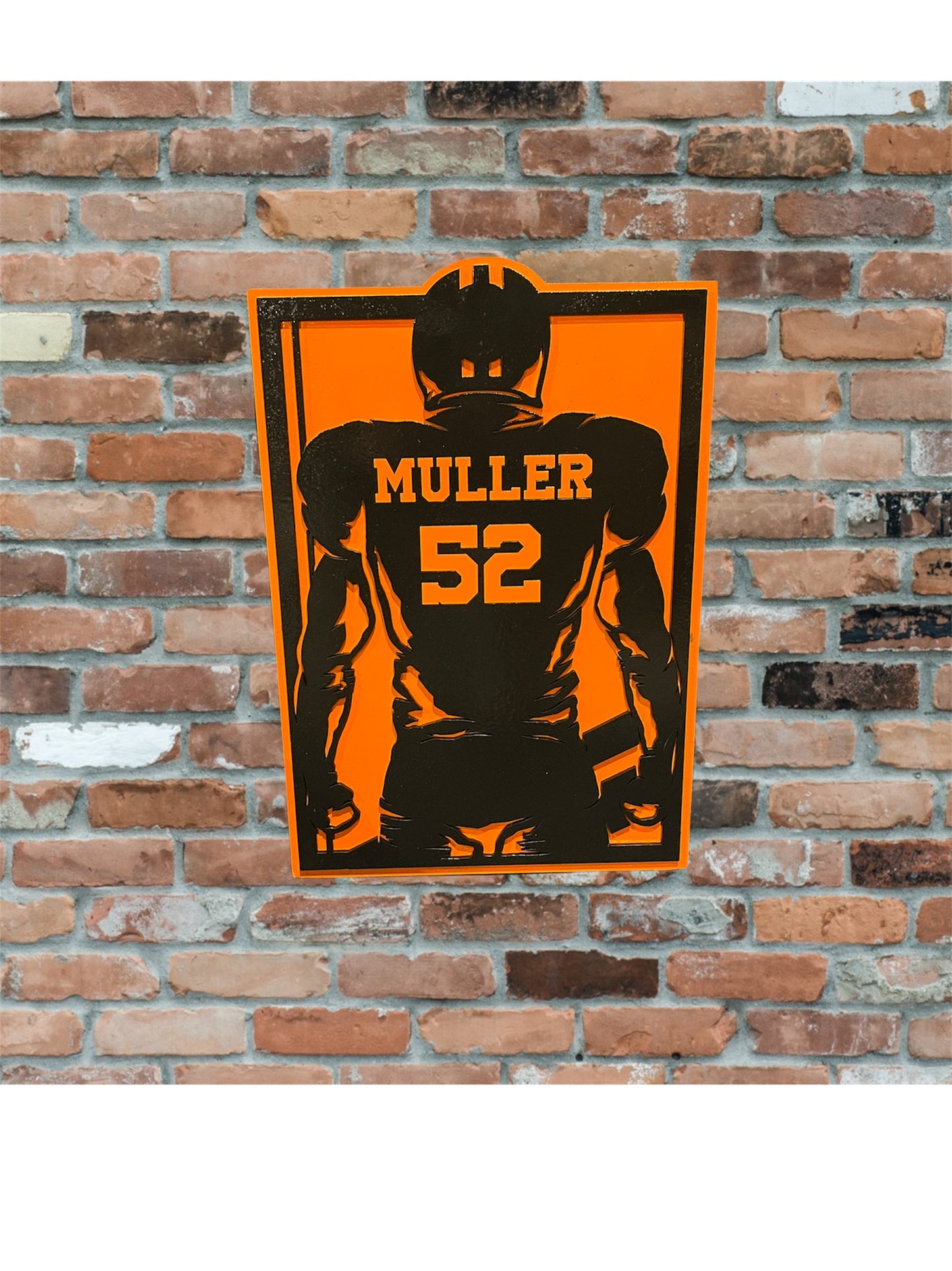 Football Player Cutout Sign