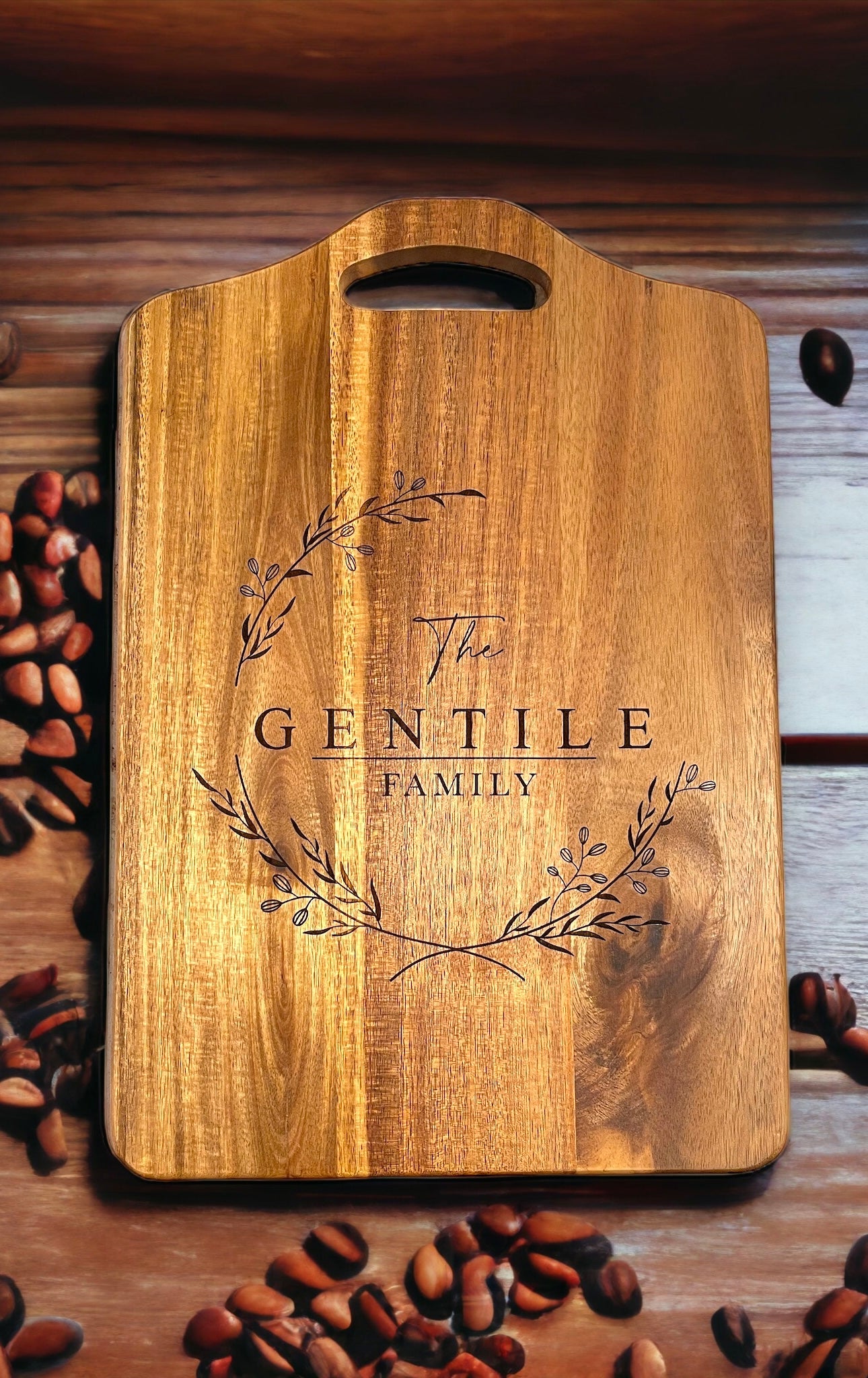 Personalized Family Cutting Board