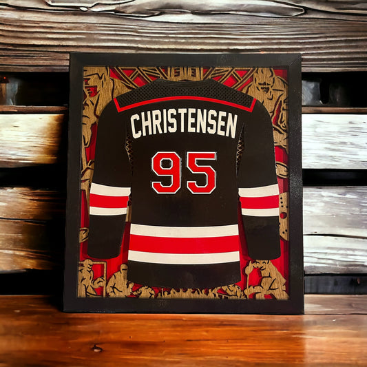 Hockey Jersey Plaque