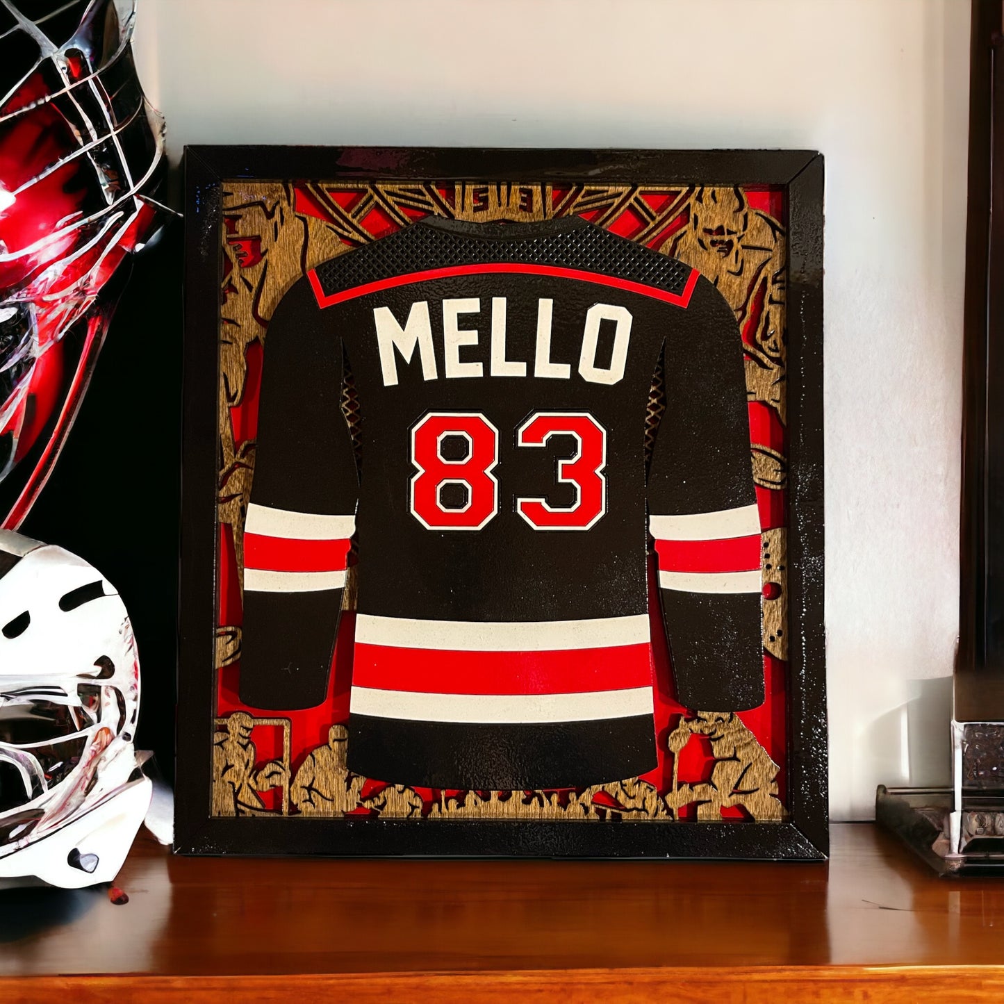 Hockey Jersey Plaque