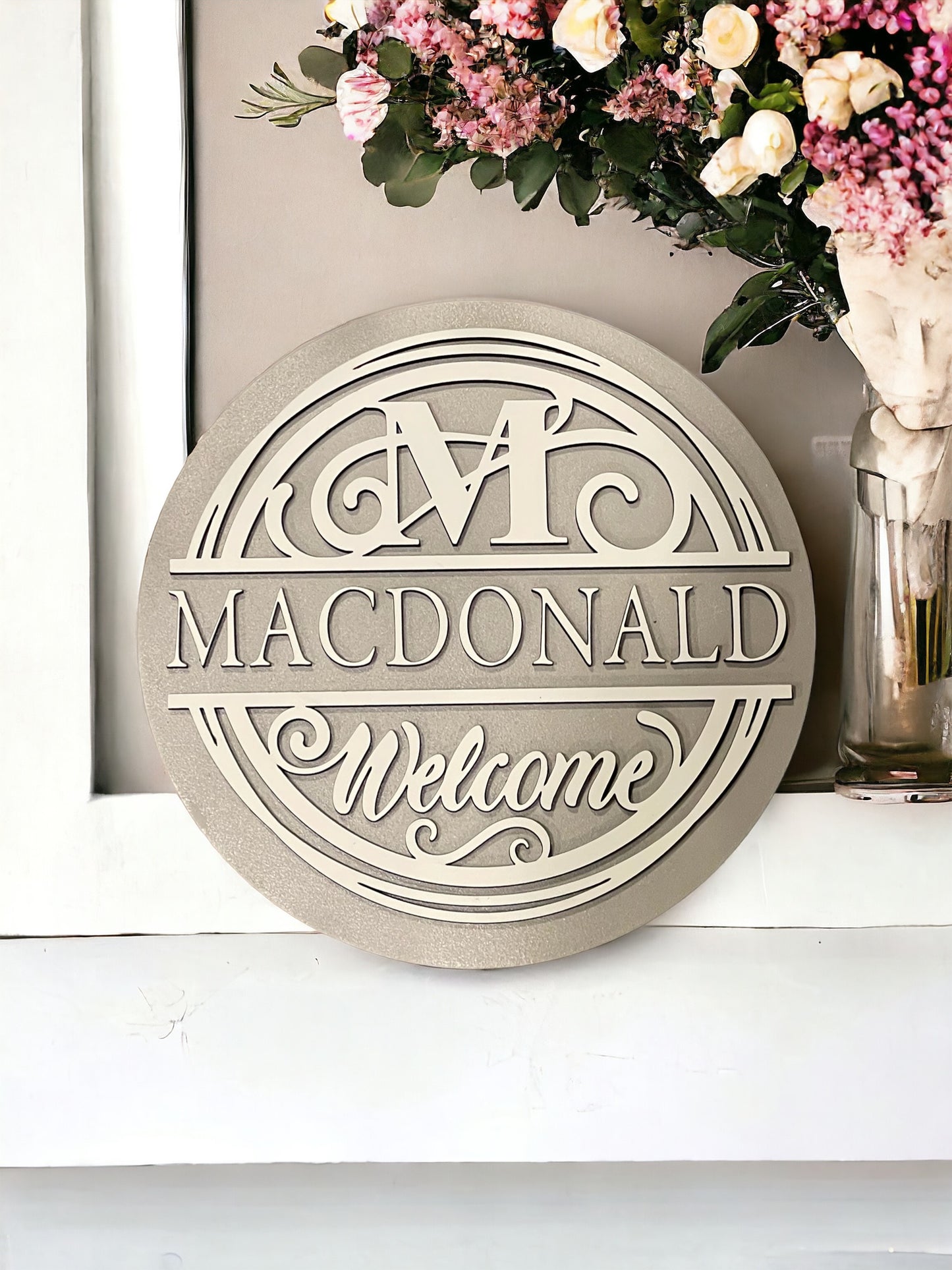 Round Name Plaque